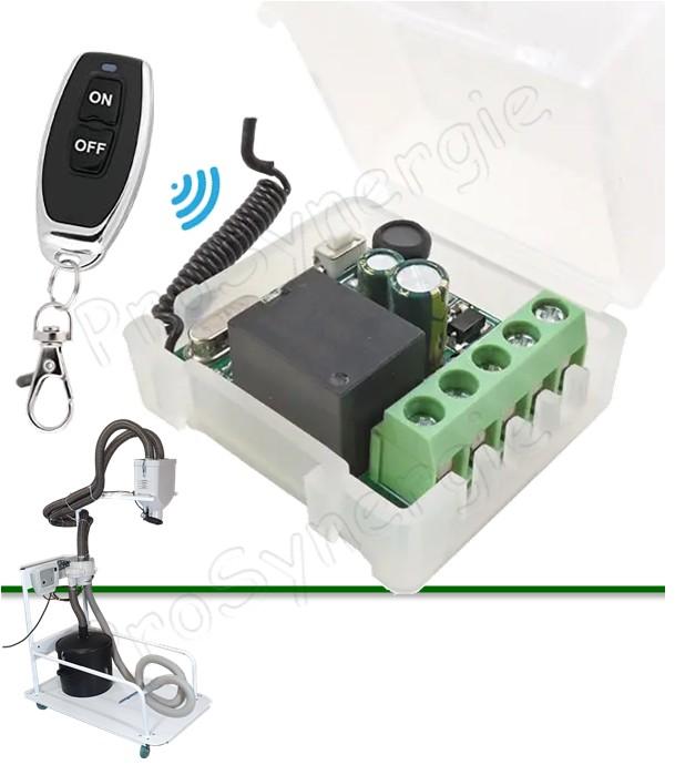 Kit télécommande à distance 433 Mhz pour aspirateur PelloMobile