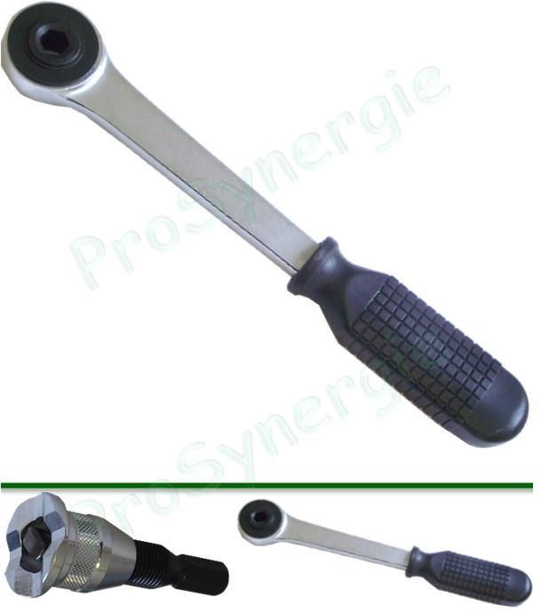 Clé à clique pour Foret et Outils à extruder pour appareil à piquage ''T-rax''