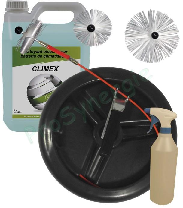 Ensemble Réseaunet : 5L de nettoyant VMC Climex + Vapo. + Flexonet Progalva 15m-Ø5mm