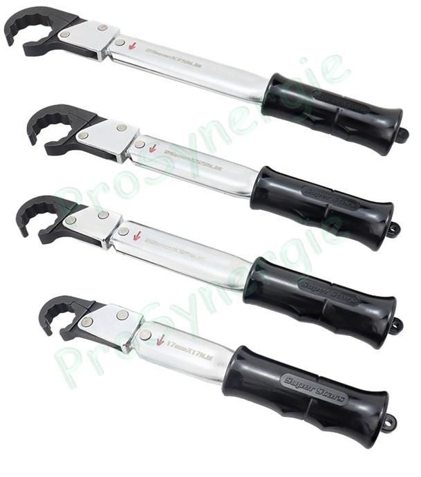 Clés dynamométriques à cliquet - 1/4'' à 5/8'' - A l'unité ou en coffret