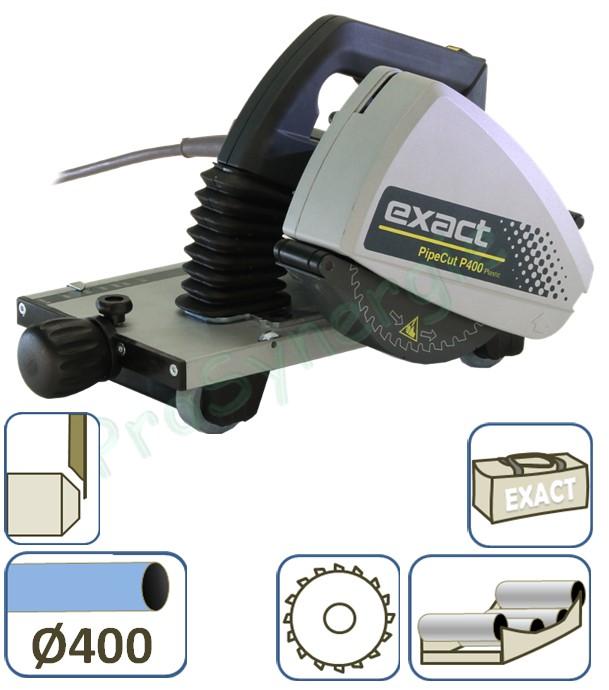 Scie circulaire Coupe-tube Exact PipeCut P400 - System - 230V - Tubes plastique maxi Ø 400 mm
