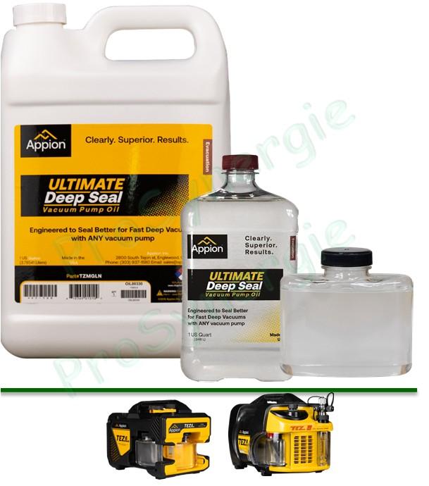 Huile pour pompe à vide Appion TEZ6 ou TEZ8