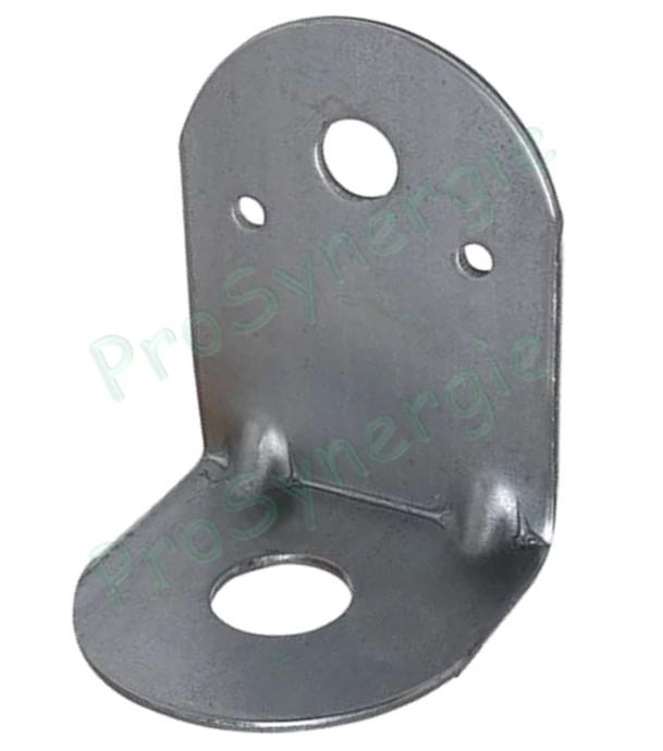 Lot de 50 pattes de suspension droites - Fixation de tige filetée - Pour paroi verticale de gaine