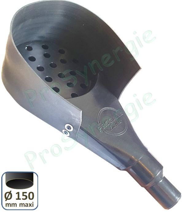 Capte-suie Plat spécial Poêle à Granulés diamètres Ø 80 et 100 mm