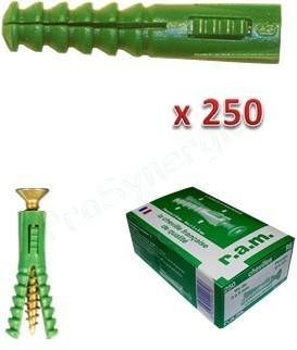 Boîte 250 Chevilles R6 Sans sachet