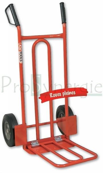 Diable avec tablette pivotante