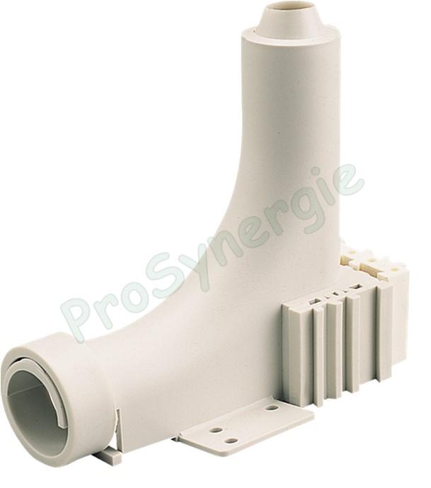 Coude 90° sortie de chape pour tube PER ou Multicouche Ø 12 & 16mm  (jumelage possible)