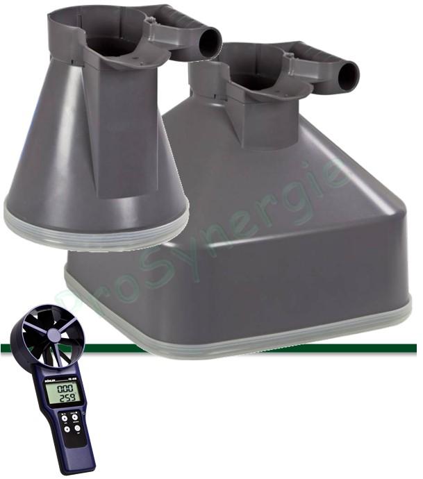 Cônes de mesure pour anémomètres à hélice