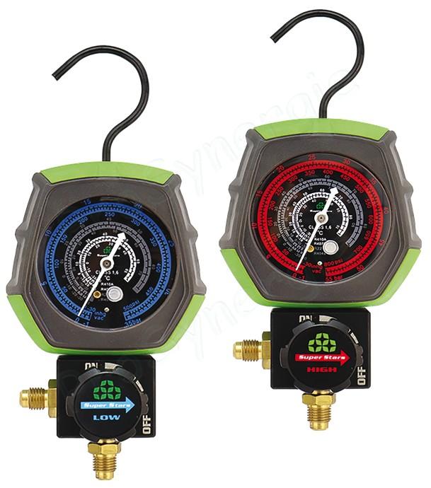 Manifold Bypass 1 Voie Haute Pression (HP) ou Basse Pression (BP) corps alu R32 R410A R407C R134A