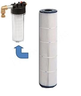 Cartouche filtrante de rechange 90 µm pour désembouage