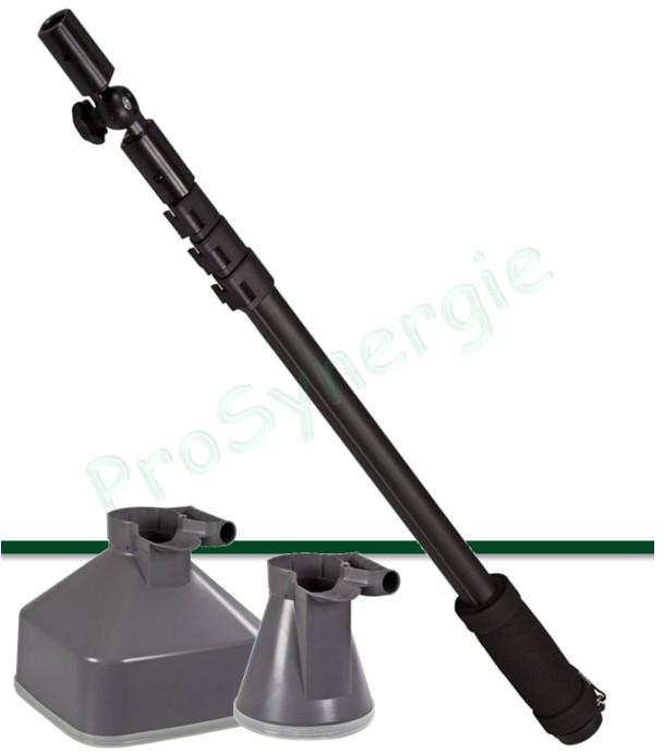 Barre télescopique pour cône Wöhler FA 4xxØ 4,5 cm, longueur: 67 cm  177 cm