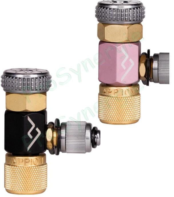 Raccord Té de contrôle schrader Mâle 1/4'' - Femelle 1/4'' ou 5/16''