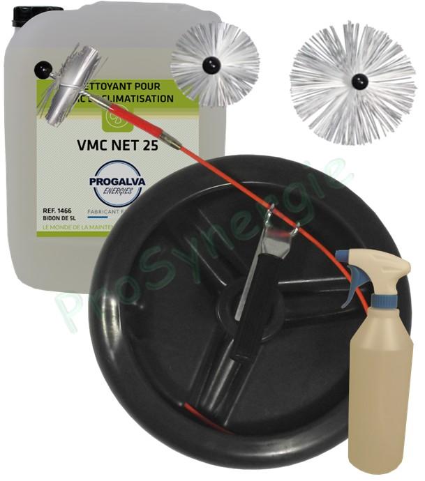 Ensemble Réseaunet : 5L de nettoyant VMC + Vapo. + Flexonet Progalva 15m-4.5mm