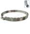 Kit limiteur de tirage Inox raccordement anti bistre sur buse mâle départ d'insert Ø 230 mm vers flexible Ø 230/236 (int./ext.)