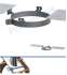 Kit CréaBase Inox - Conduit cheminée Isolé (Duoten) hauteur utile 2,95 mètres Int./Ext. = Inox 316 / 304 - Øint/ext 100/150mm