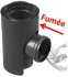 Kit raccordement plafond Pellet concentrique Ø 80/125 mm sur conduit isolé type Poujoulat Ø 280mm (rajouter flexible)