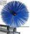 Kit de brossage réseau ventilation comprennant un câble rotatif Ø 14/8 mm Long 5 m + Six brosses Ø 160-200-250-315-355 et 400 mm