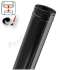 Kit CréaPlus Inox - Conduit cheminée Isolé (Duoten) hauteur utile 2,92 mètres Int./Ext. = Inox 316 / 304 - Øint/ext 80/130mm - Conduit de finition bas Inox laqué noir (RAL9005)