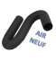 Kit raccordement plafond Pellet concentrique Ø 80/125 mm sur conduit isolé type Poujoulat Ø 280mm (rajouter flexible)