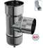 Kit raccordement arrière Pellet concentrique Ø 100/150 mm sur conduit maçonné intérieur (rajouter flexible)