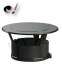 Kit CréaBase Noir - Conduit cheminée Isolé (Duoten) hauteur utile 2,95 mètres Int./Ext. = Inox 304 / (I 304 ou Galva) - Øint/ext 150/200mm - Sortie toiture Inox laqué noir (RAL9005)