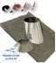 Kit CréaBase Noir - Conduit cheminée Isolé (Duoten) hauteur utile 2,95 mètres Int./Ext. = Inox 316 / 304 - Øint/ext 100/150mm - Sortie toiture Inox laqué noir (RAL9005)