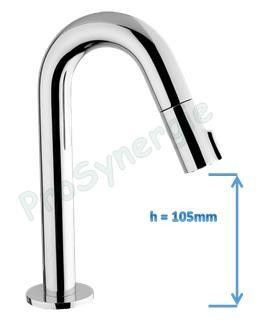 Robinet bec lave-mains Nelo (monofluide)