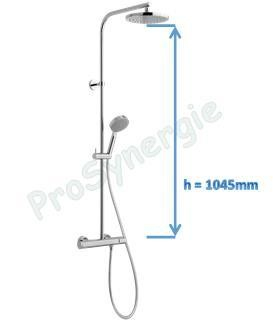 Ensemble de douche av. mitigeur thermostatique Nipi