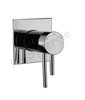 Mitigeur encasté thermostatique platine carrée douche Uisse