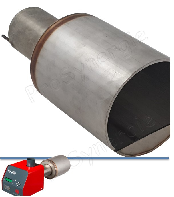Chambre de combustion (gueulard) pour brûleur Pelletech PV 20 ou 30
