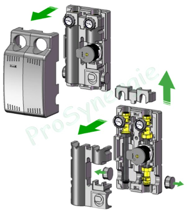 Groupe hydraulique départ chauffage Modulfit Premium