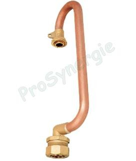 Crosse sortie à patte compteur calibre 20 écrou 6/20 - PE Ø 32mm