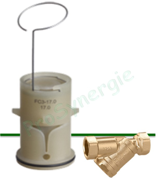 Cartouche  0,15 m3/h pour régulateur automatique de débit Autoflow 128 Ø 1/2   et 3/4   