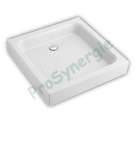 Receveur TARG PRO à poser bonde 90 Grès Blanc