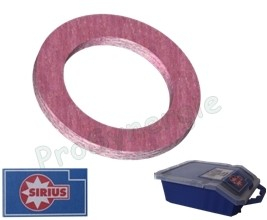 Joint CSC Rouge pour chauffage, air, huile, fuel - 1.1/4´´ - 33/42 mm - Dimension : 30 x 38 x 2 - Qtté 50 pièces