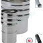 Kit raccordement plafond Pellet concentrique Ø 80/125 mm sur conduit maçonné intérieur (rajouter flexible)