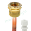 Pack solaire complet pour préparateur Eau chaude sanitaire (semi-instantanée) et chauffage Capacité 500L comprenant 4 capteurs solaires avec kit de fixation inclus pour toiture tuiles