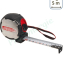 Lot Mesure et traçage Virax (Mètre ruban 5m + Crayon de chantier + 5 mines noires + 5 mines blanches)