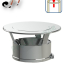 Kit S/Rampant - Conduit cheminée Isolé (Duoten) hauteur utile 1,4 mètres Int./Ext. = Inox 304 / (I 304 ou Galva) - Øint/ext 200/250mm