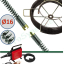 Déboucheur électrique à section de câble Virax VAL 96QC + Jeu de câbles et accessoires Ø 16 et 22 mm
