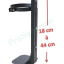 Kit raccordement Pellet Email Ø 100 mm sur conduit existant plafond