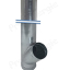 Colonne d'alimentation 33 litres à poser au sol ou sur support réhaussé (Ø160mm et hauteur adaptable maxi. 1,4m) connection latérale en partie basse pour vis sans fin de brûleur granulés et entonnoir porte doseur de système pneumatique