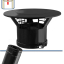 Kit S/Rampant - Conduit cheminée Isolé (Duoten) hauteur utile 1,4 mètres Int./Ext. = Inox 304 / (I 304 ou Galva) laqué noir (RAL9005) - Øint/ext 80/130mm
