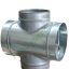 Ensemble poêle à bois Eko 4, 10 kW + Tubage de raccordement émaillé Dessus de poêle vers plafond + système complet de récupération de chaleur (Heress, moteur , moteur 300m3 avec 3 bouches, caisson de filtration et raccords)