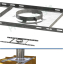 Kit ´´Base´´ Noir cheminée intérieure Concentrique Pellet - Ø 100/150 mm
