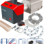 Kit Brûleur granulés Pelltech PV50c de 6 à 45 Kw (remplacement brûleur fioul / gaz) + Vis + extracteur de fumée et module connecté