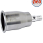 Godet Inox Ø 60 mm - Puissance 100 kW - Col 130 mm