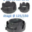 Bouche Cuisine C13 Bahia Curve Hygroréglable avec Manchette et collier en kit Ø 125