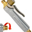 Ensemble Chalumeau Etancheur Godet Titane 150 kW - Col 130 mm - Tuyau 10m - Détendeur - Manche tout métal 640