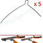 Kit de pièces détachées pour Cisaille Grignotteuse NR1 (Couteau central + 2 lames + 5 ressorts)